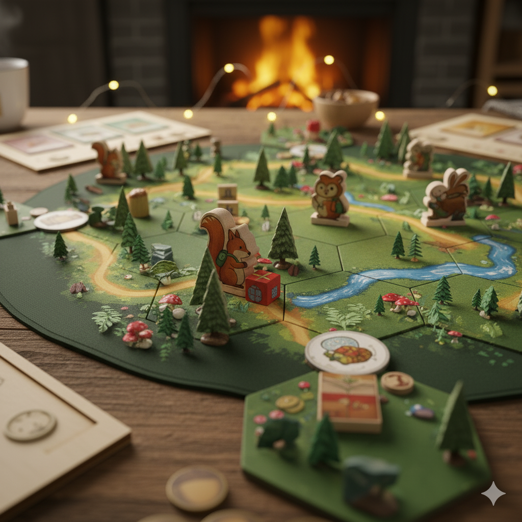 Pine & Parcel gameplay showing route building and parcel delivery